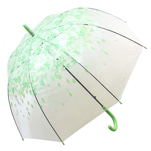 Зонт Цветы малый зеленые