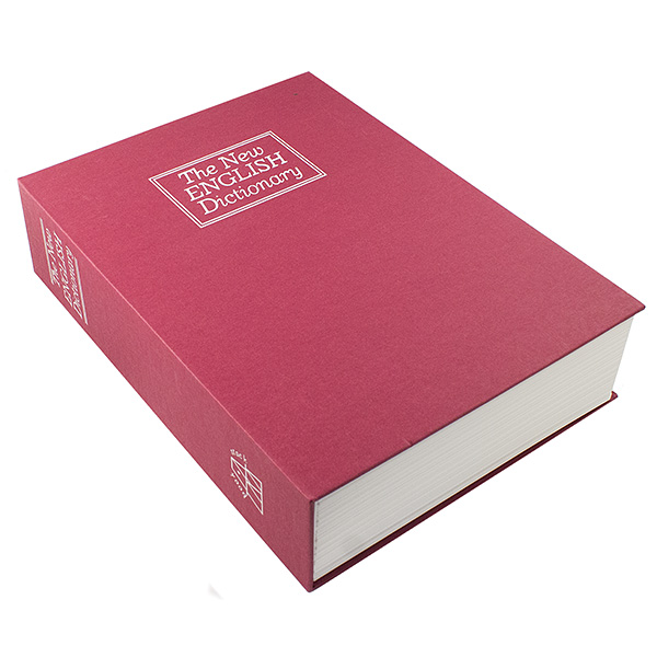 Книга сейф Английский словарь 26 см красн.