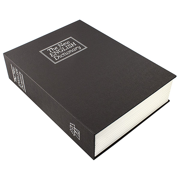 Книга сейф Английский словарь 26 см черн.