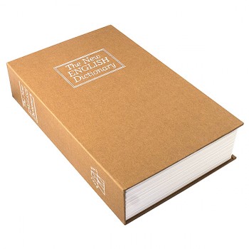 Книга сейф Английский словарь 24 см коричневый