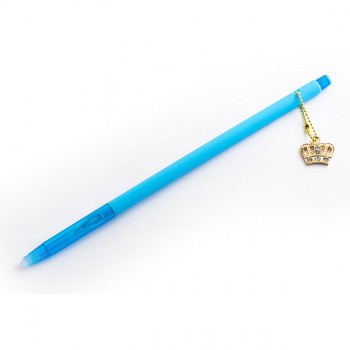 Ручка гелевая с подвеской Корона N 6