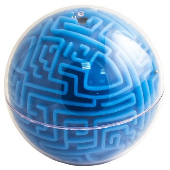 Головоломка лабиринт Сфера синяя